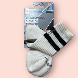SmartWool Cushion Merino Wool Athletic Socks (Black/White)